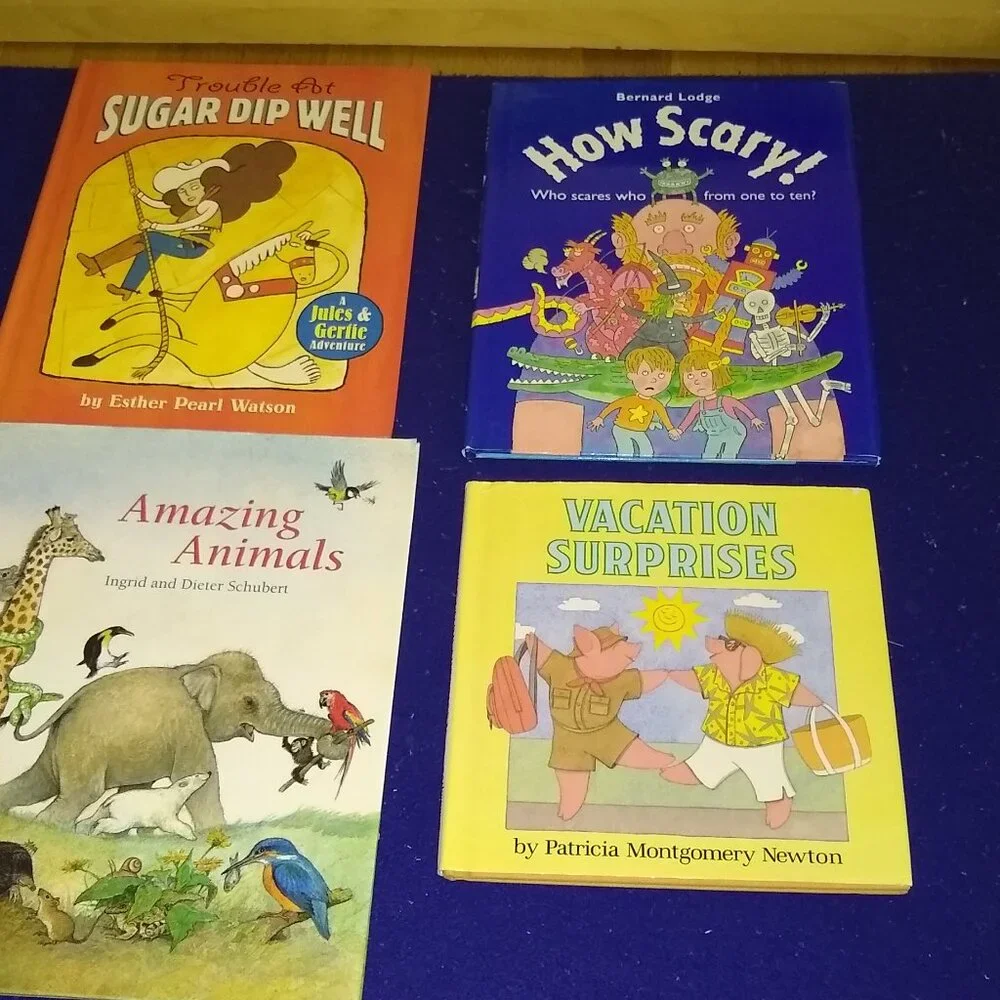 How Scary, Vacation Surprises, Trouble at Sugar Dip Well, Amazing Animals x 4